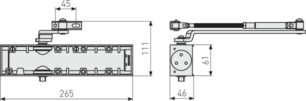 Dörr stängare AC7436draw