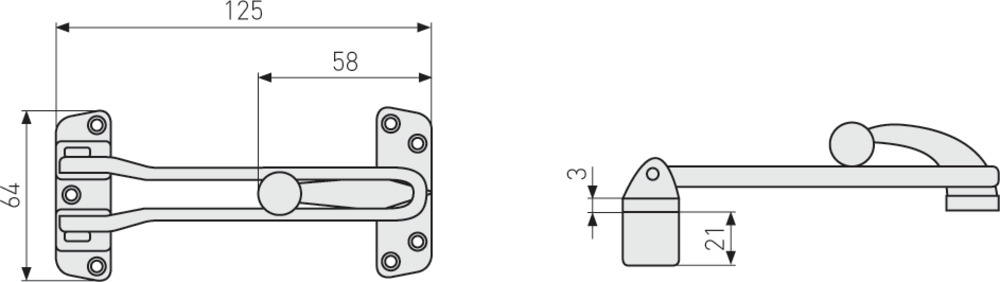 Dörrspärr SPN110-21